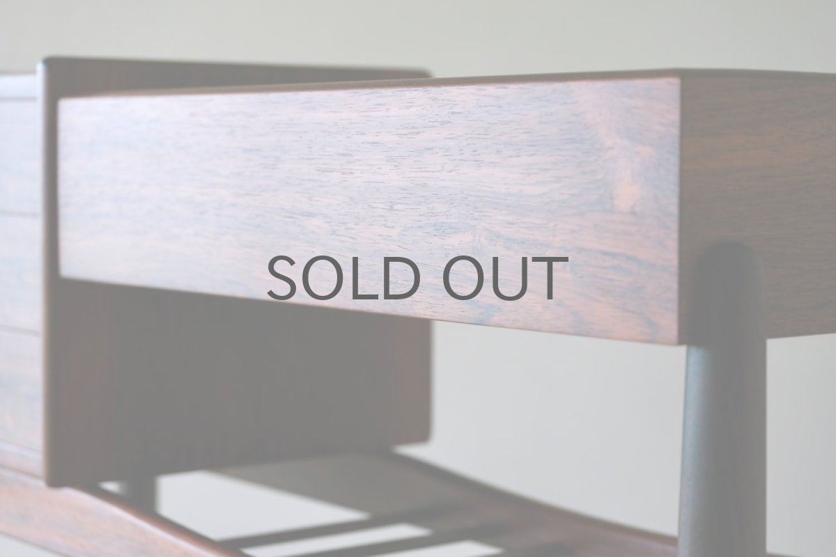 画像16: ビンテージ北欧家具/デンマーク製/ローズウッドプランター/Vinde Møbelfabrik/3段引き出し付き (16)