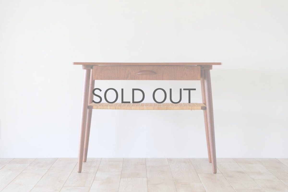 画像4: 北欧ビンテージ家具/デンマーク製/チーク/サイドテーブル (4)