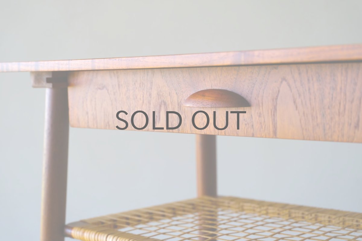 画像3: 北欧ビンテージ家具/デンマーク製/チーク/サイドテーブル (3)