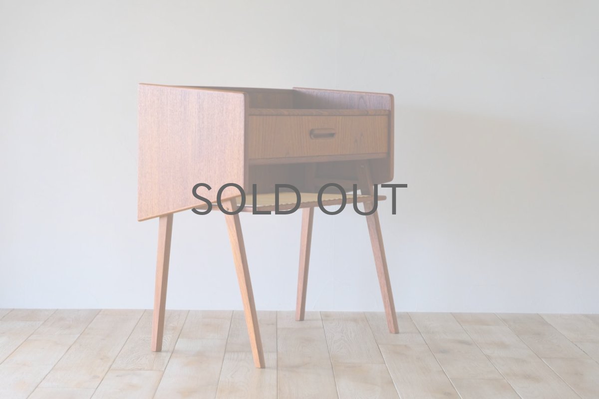 画像2: 北欧ビンテージ家具/デンマーク製/チェスト/チーク1段  (2)