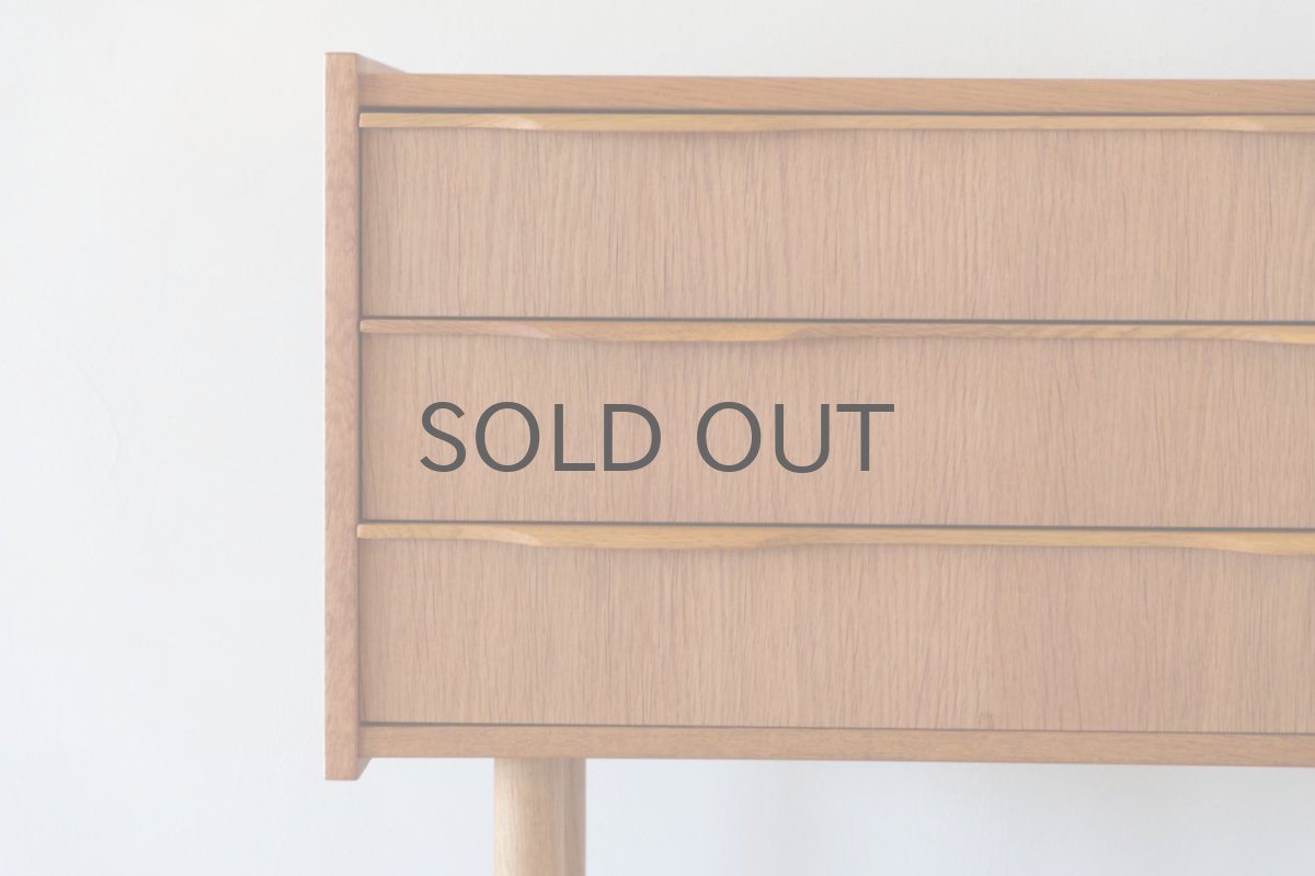 画像2: 北欧ビンテージ家具/デンマーク製/チェスト/オーク3段  (2)