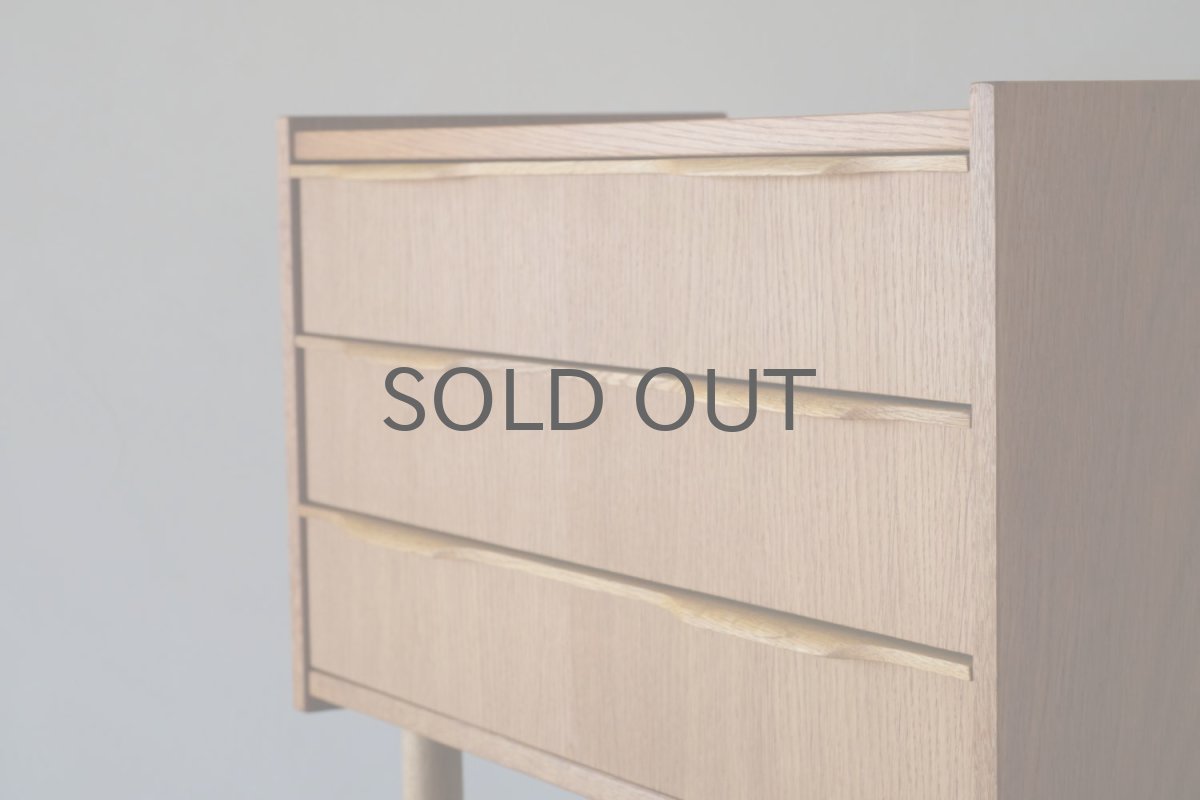 画像5: 北欧ビンテージ家具/デンマーク製/チェスト/オーク3段  (5)