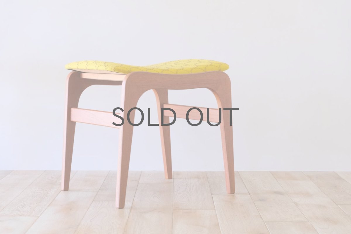 画像2: ビンテージ北欧家具/デンマーク製/スツール✕ミナ ペルホネン/タンバリン (2)