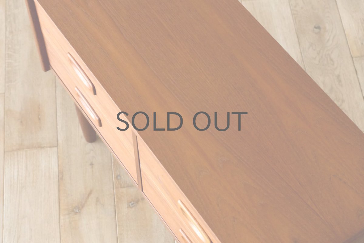 画像8: 北欧ビンテージ家具/デンマーク製/チェスト/チーク/2段/引き出し4個 (8)