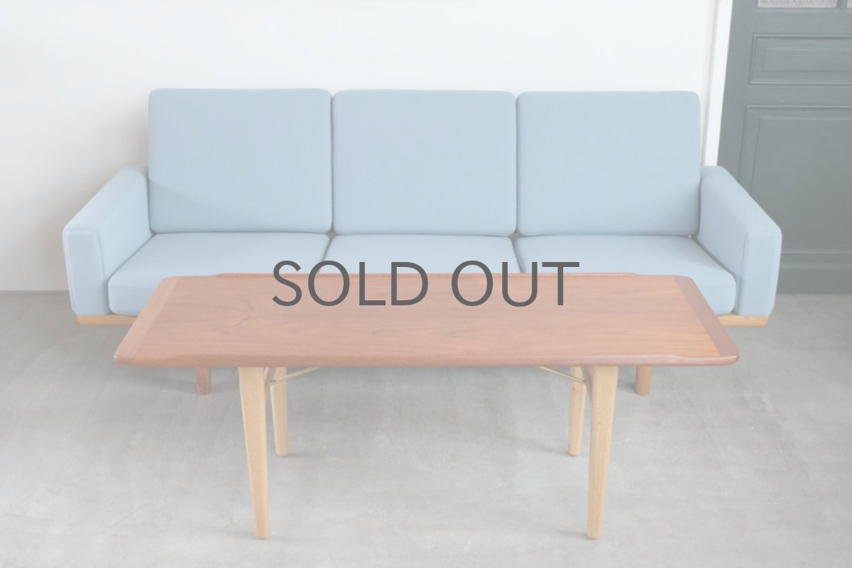 画像9: 北欧ビンテージ家具/デンマーク製/コーヒーテーブル/チーク＆オーク/真鍮 (9)