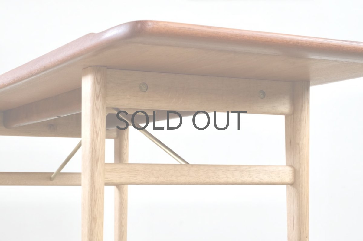 画像7: 北欧ビンテージ家具/デンマーク製/コーヒーテーブル/チーク＆オーク/真鍮 (7)