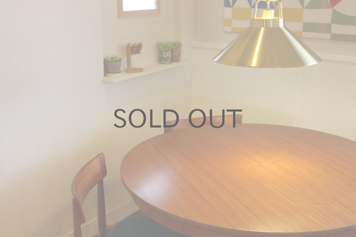 画像5: 北欧ビンテージ家具/Hans j Wegner/ハンス J ウェグナー/GE270/デンマーク製  ダイニング テーブル 円形 エクステンション2枚付き (5)