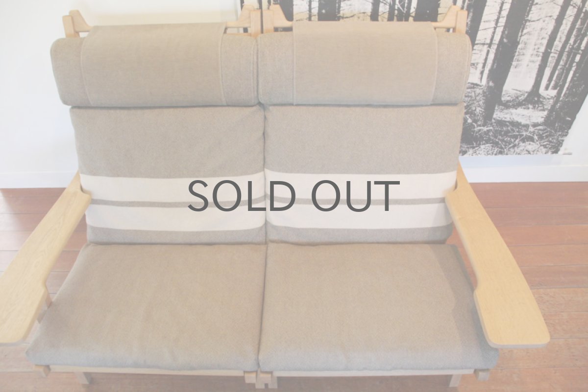 画像5: Hans j Wegner/ハンス J ウェグナー GE375 2人掛けソファー オーク (5)