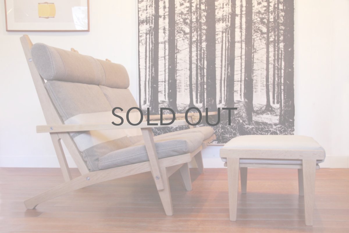 画像5: Hans j Wegner/ハンス J ウェグナー GE375 オットマン オーク (5)