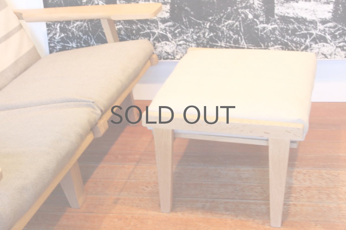 画像1: Hans j Wegner/ハンス J ウェグナー　GE375　オットマン　オーク (1)