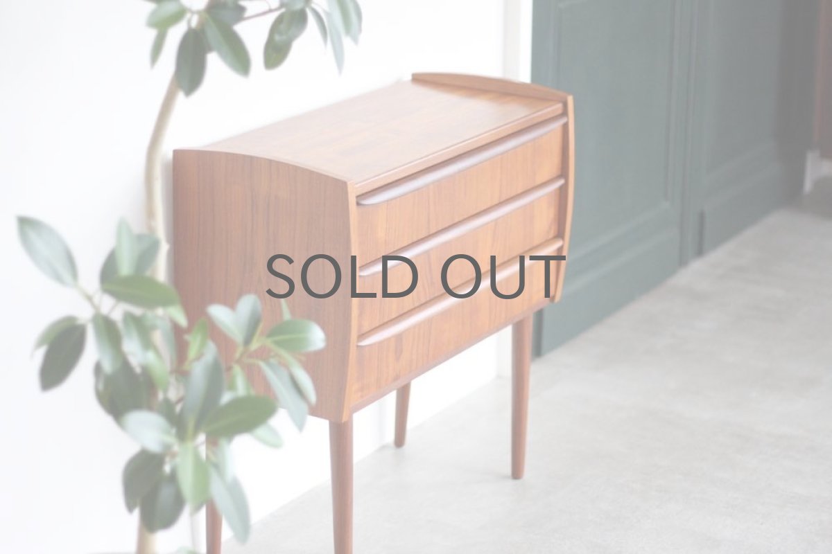 画像7: 北欧ビンテージ家具/デンマーク製/チェスト/チーク３段  (7)