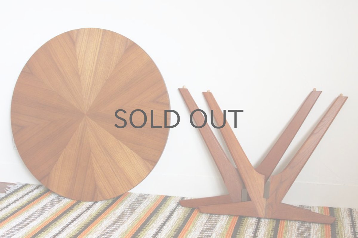 画像5: ラウンドコーヒーテーブル Tønder Møbelværk　チーク (5)