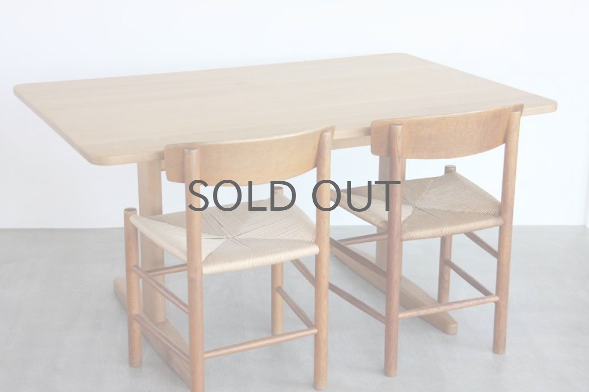 画像2: 北欧ビンテージ家具/ダイニングテーブル/オーク/ボーエ・モーエンセン/デンマーク製 (2)
