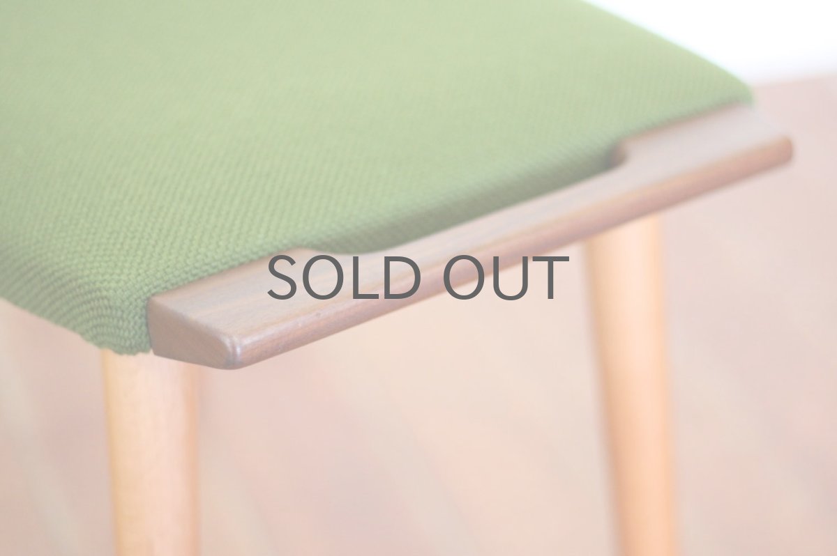 画像2: 北欧ビンテージ家具/ハンドル付きスツール/オットマン (2)