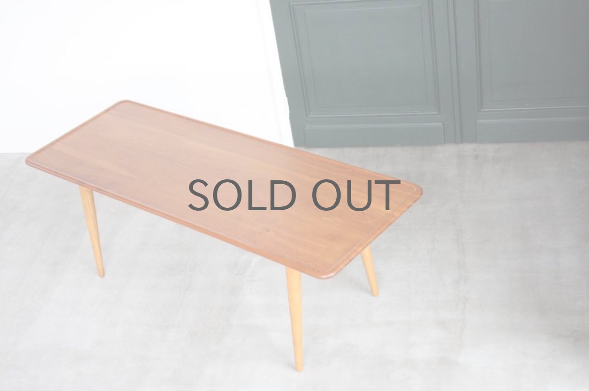 画像7: 北欧ビンテージ家具/デンマーク製/ウエグナー/チーク×オーク/コーヒーテーブル/AT11 (7)