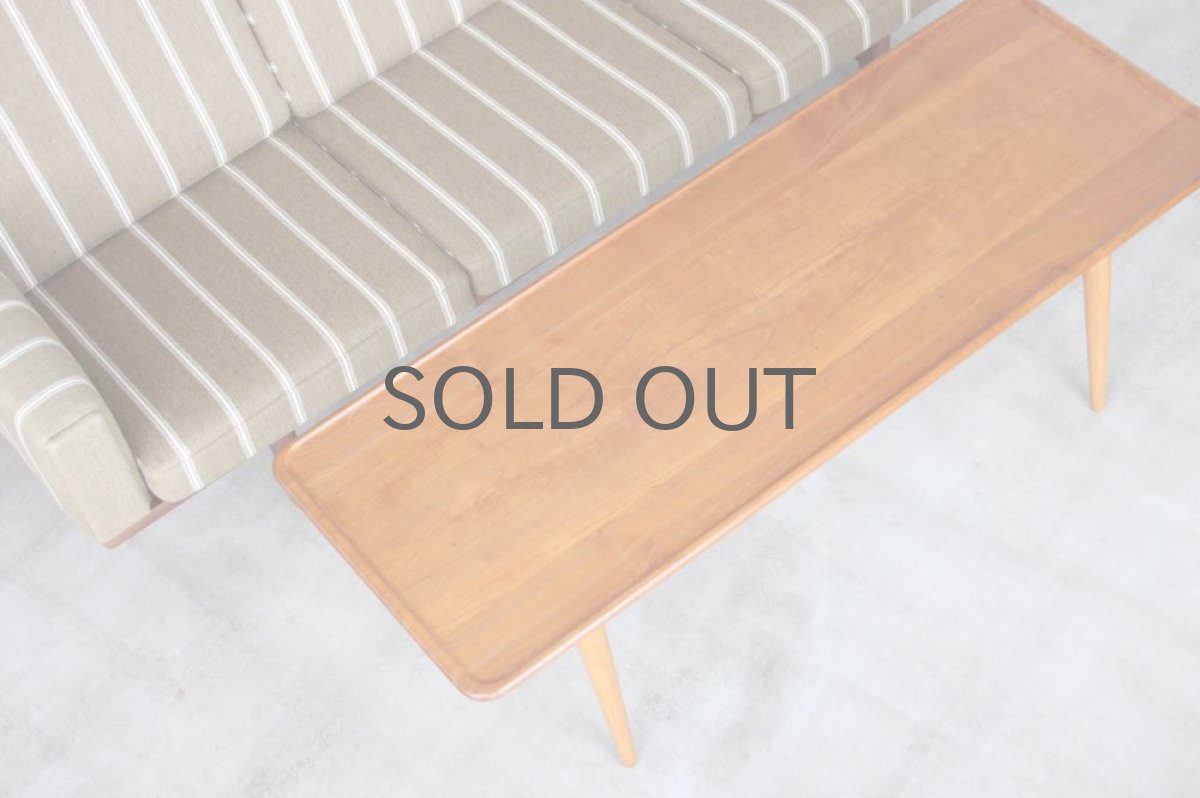 画像2: 北欧ビンテージ家具/デンマーク製/ウエグナー/チーク×オーク/コーヒーテーブル/AT11 (2)