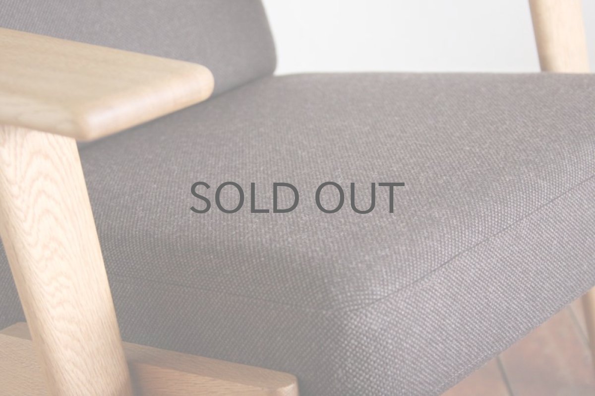 画像3:  北欧家具/Hans j Wegnerハンス J ウェグナー GE290A オーク+オットマン (3)