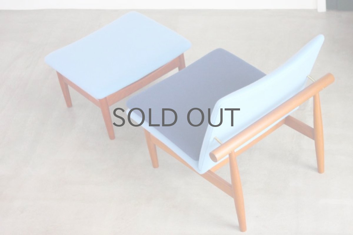 画像3: ビンテージ北欧家具/Finn Juhl/フィン・ユール/FD137/オットマンセット (3)