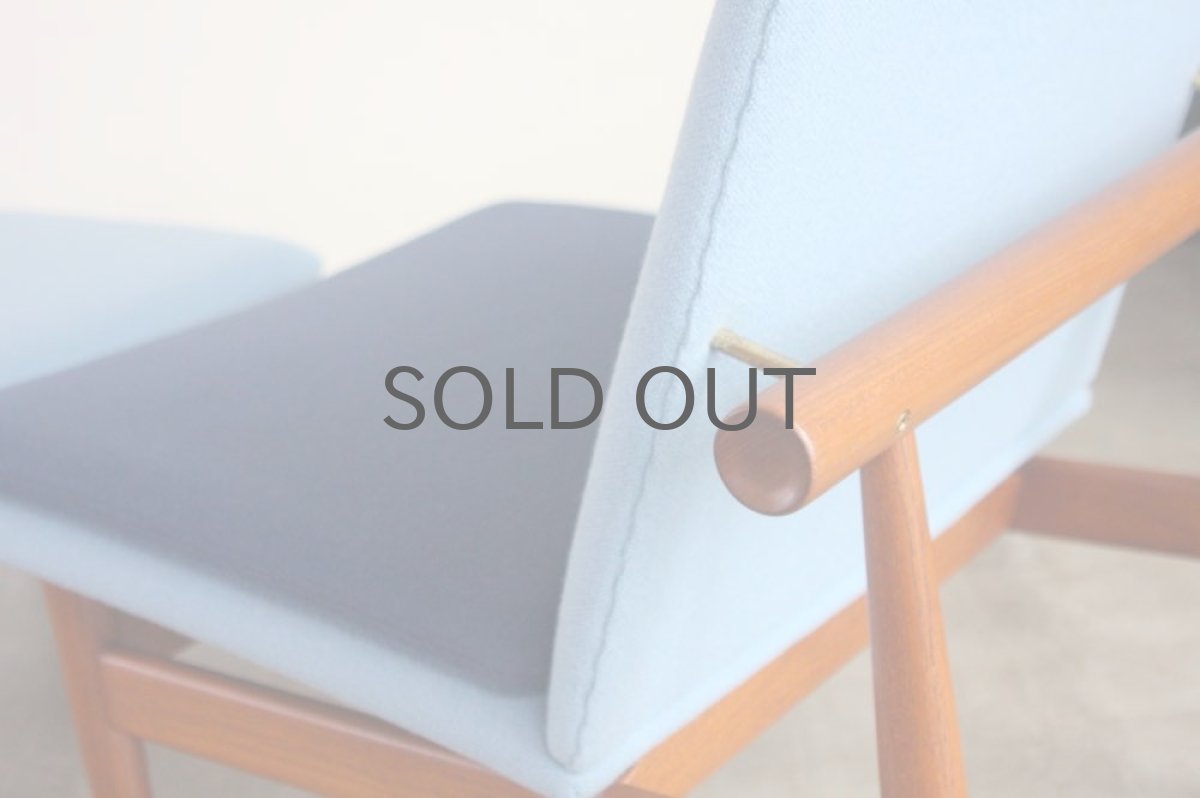 画像5: ビンテージ北欧家具/Finn Juhl/フィン・ユール/FD137/オットマンセット (5)