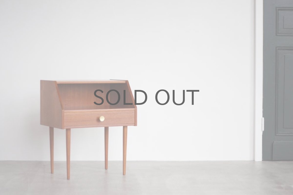 画像7: 北欧ビンテージ家具/デンマーク/ベッドサイドチェスト/チーク×ビーチ (7)