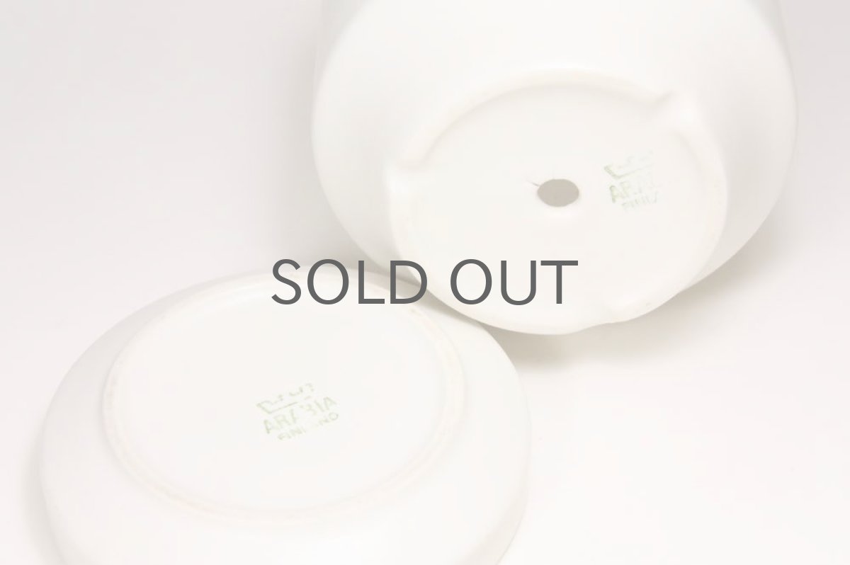 画像5: ビンテージ北欧/ARABIA/アラビア/Richard Lindh/ホワイト/Sサイズ/No.1 (5)