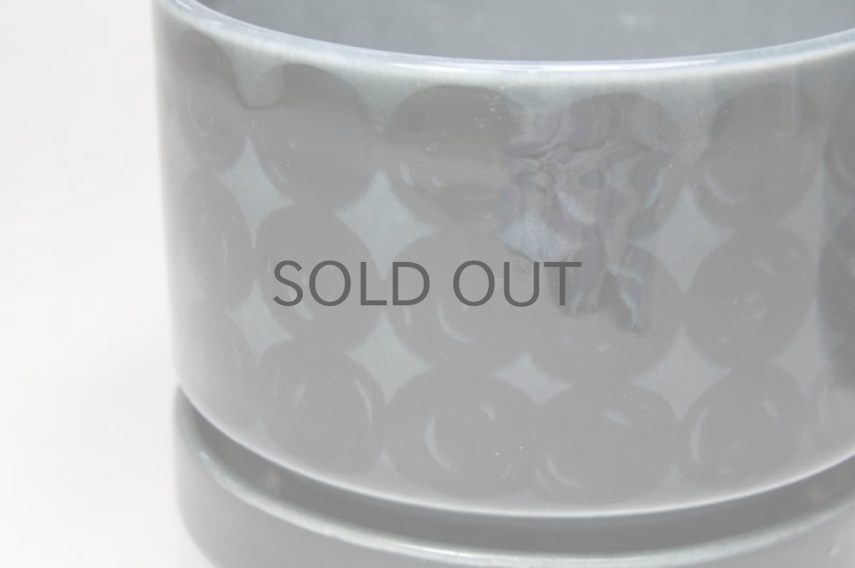 画像3: ビンテージ北欧/ARABIA/アラビア/Kera/Gunvor Olin-Gronqvist/Richard Lindh/植物ポット/レアカラーブルーNo.1 (3)