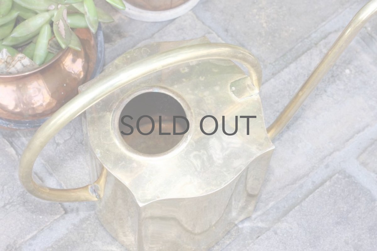 画像4: スウェーデン/ブラス(真鍮)のヴィンテージ水差し/細口ジョーロ (4)