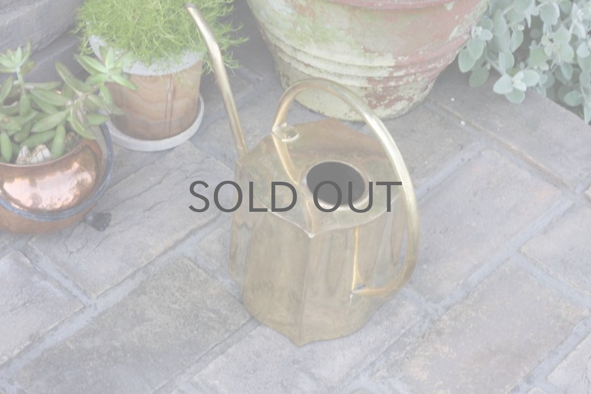 画像3: スウェーデン/ブラス(真鍮)のヴィンテージ水差し/細口ジョーロ (3)