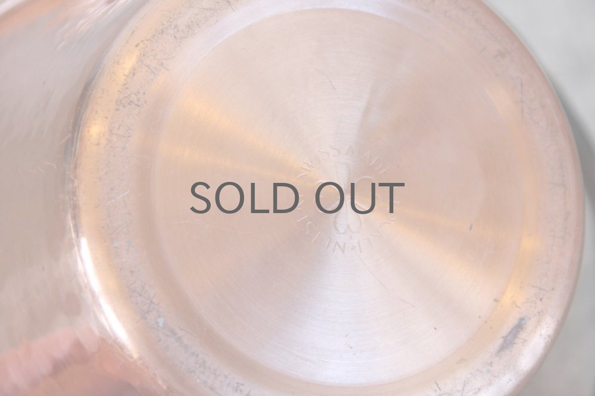 画像6: スイス/カッパー/ビンテージフラワーポット/バケツ型/Mサイズ (6)