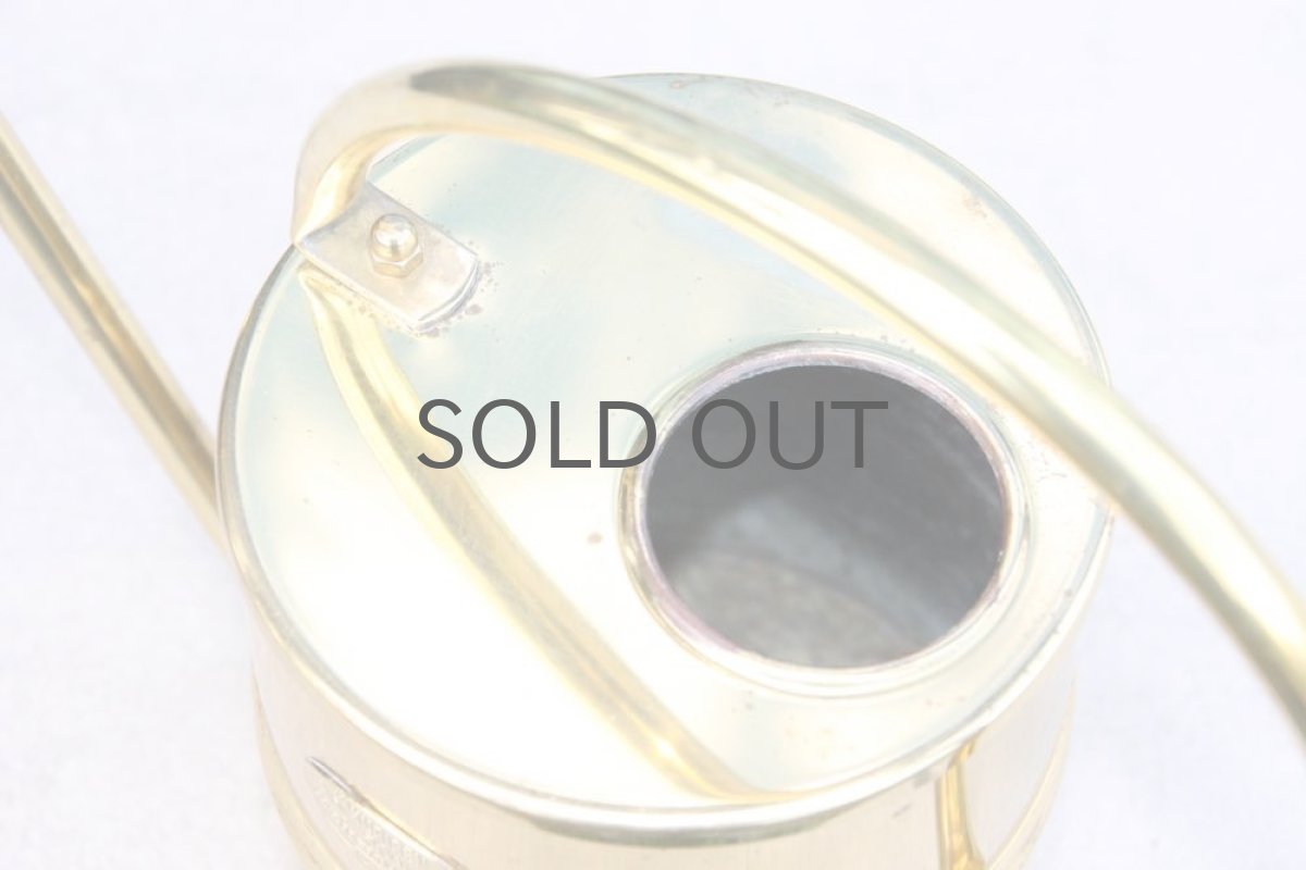 画像3: スウェーデン/ブラス(真鍮)のヴィンテージ水差し/細口ジョーロ (3)