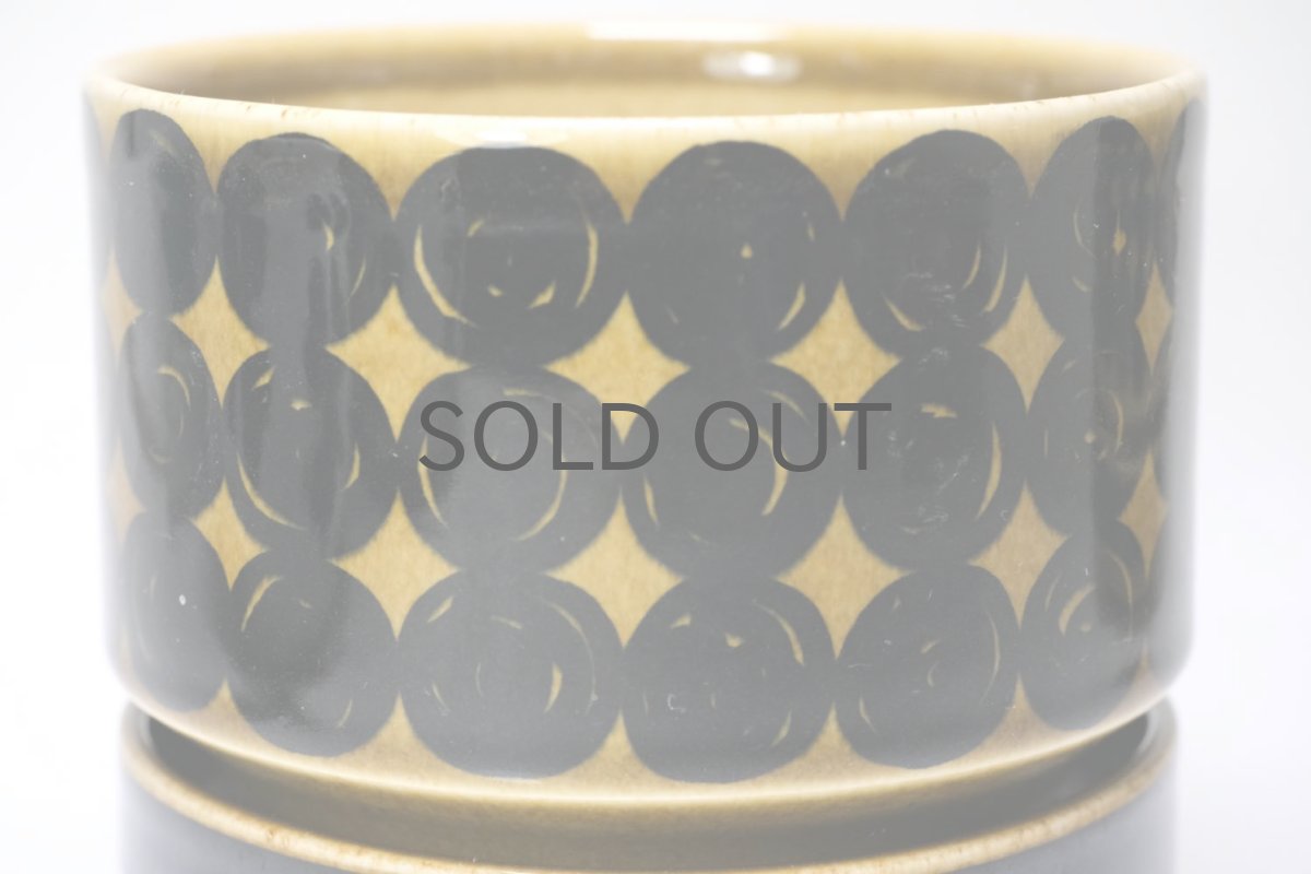 画像2: ビンテージ北欧/ARABIA/アラビア/Kera/Gunvor Olin-Gronqvist/Richard Lindh/植物ポット/マスタード/Sサイズ/No.1 (2)