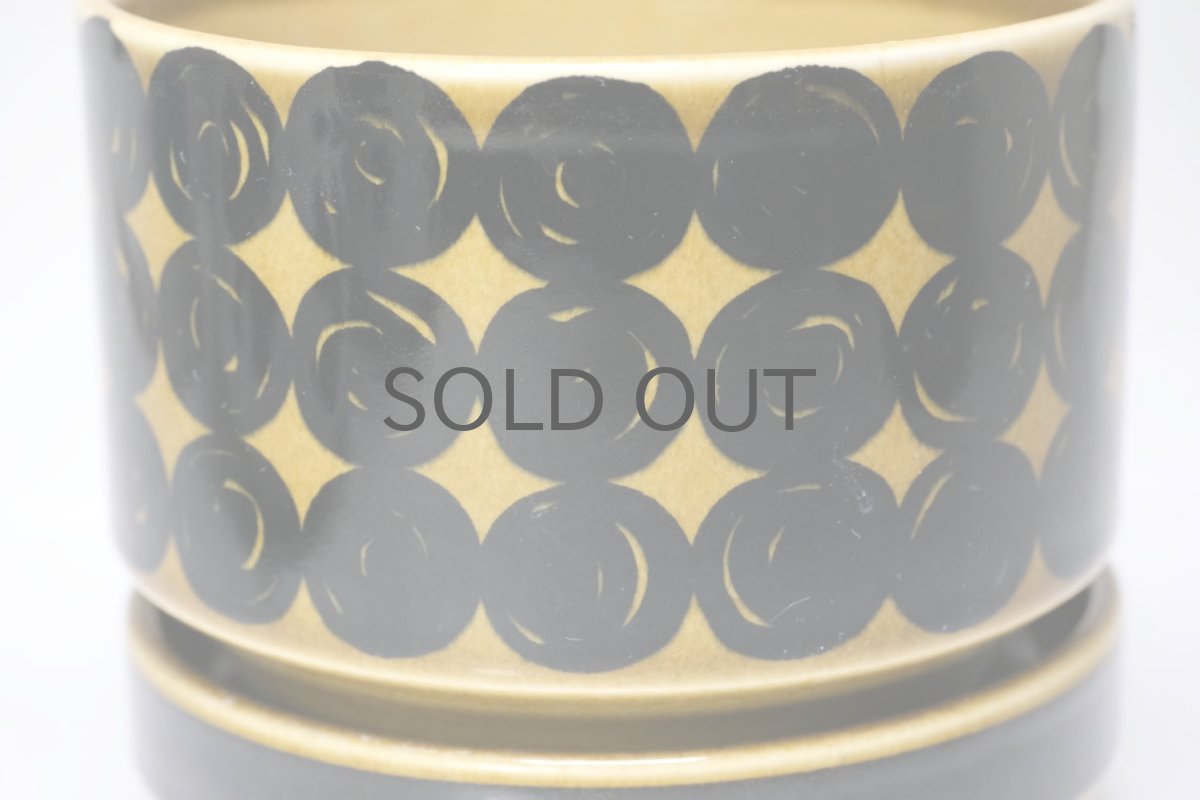 画像2: ビンテージ北欧/ARABIA/アラビア/Kera/Gunvor Olin-Gronqvist/Richard Lindh/植物ポット/マスタード/Sサイズ/No.2 (2)