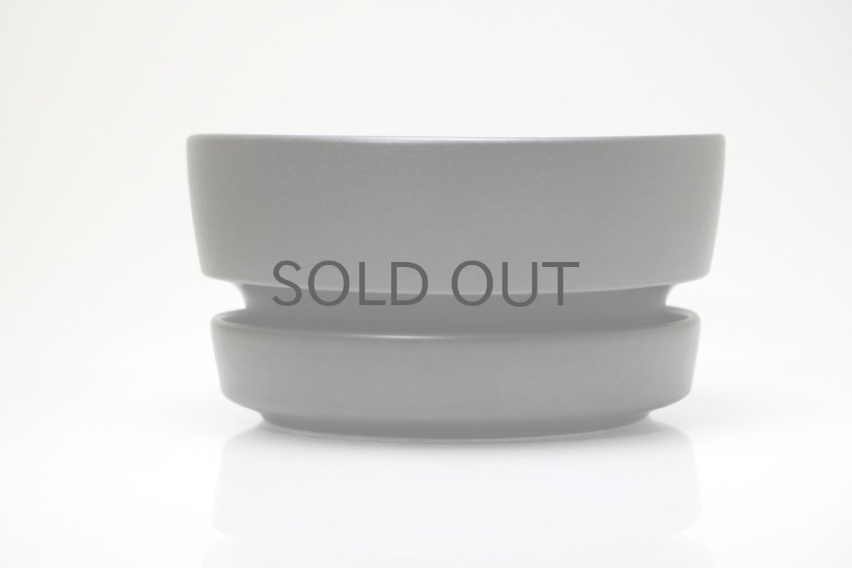 画像2: ビンテージ北欧/ARABIA/アラビア/Richard Lindh/植物ポット/鉢＋受け皿/ブラック/レア横長M/No.2 (2)