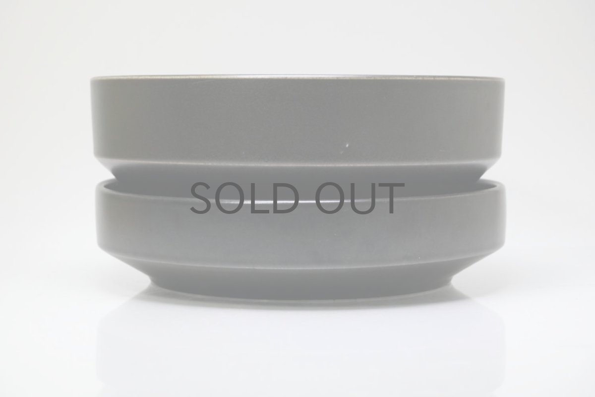 画像2: ビンテージ北欧/ARABIA/アラビア/Richard Lindh/植物ポット/鉢＋受け皿/ブラック/レア横長L/No.3 (2)