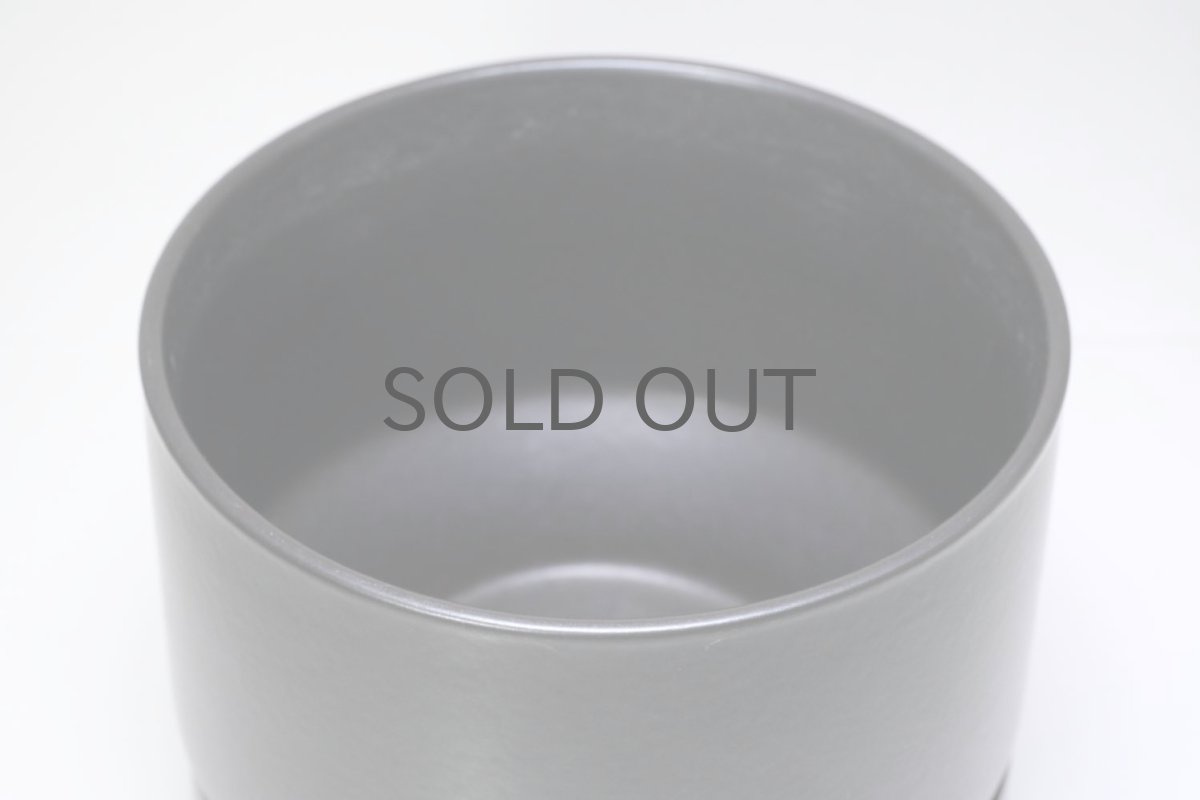 画像4: ビンテージ北欧/ARABIA/アラビア/Richard Lindh/植物ポット/鉢＋受け皿/ブラック/Lサイズ/No.1 (4)