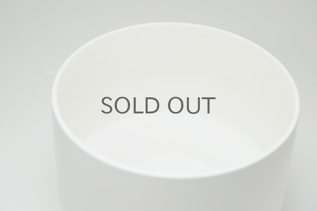 画像2: ビンテージ北欧/ARABIA/アラビア/Richard Lindh/植物ポット/鉢＋受け皿/ホワイト/超特大サイズ (2)