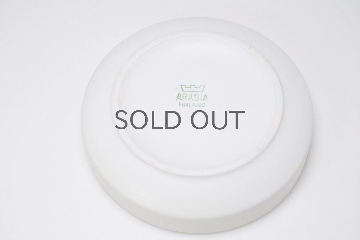 画像6: ビンテージ北欧/ARABIA/アラビア/Richard Lindh/植物ポット/鉢+受け皿/ホワイト/Mサイズ (6)