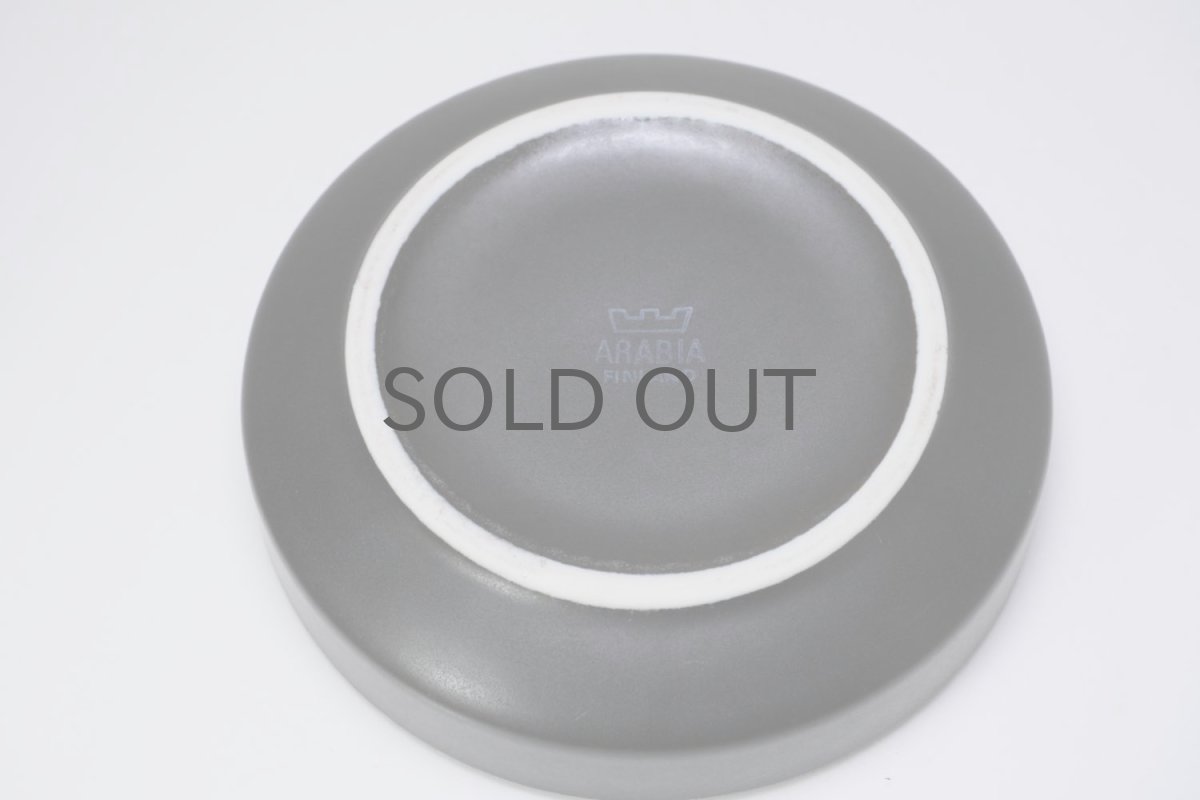 画像8: ビンテージ北欧/ARABIA/アラビア/Richard Lindh/植物ポット/鉢＋受け皿/ブラック/Mサイズ (8)