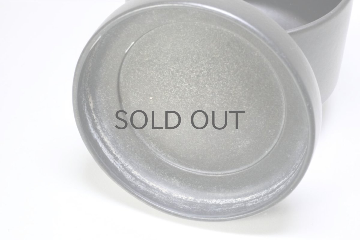 画像7: ビンテージ北欧/ARABIA/アラビア/Richard Lindh/植物ポット/鉢+受け皿/ブラック/Mサイズ/No.2 (7)