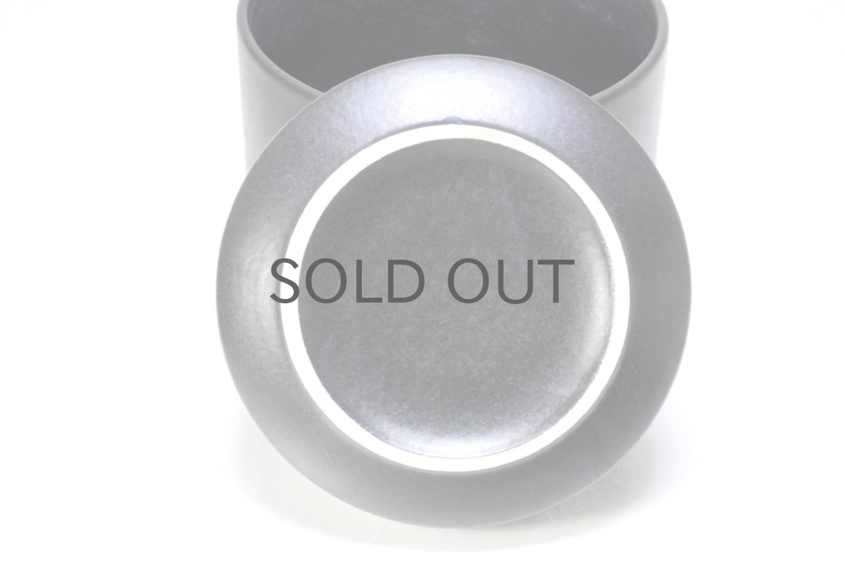 画像8: ビンテージ北欧/ARABIA/アラビア/Richard Lindh/植物ポット/鉢+受け皿/ブラック/Mサイズ/No.2 (8)