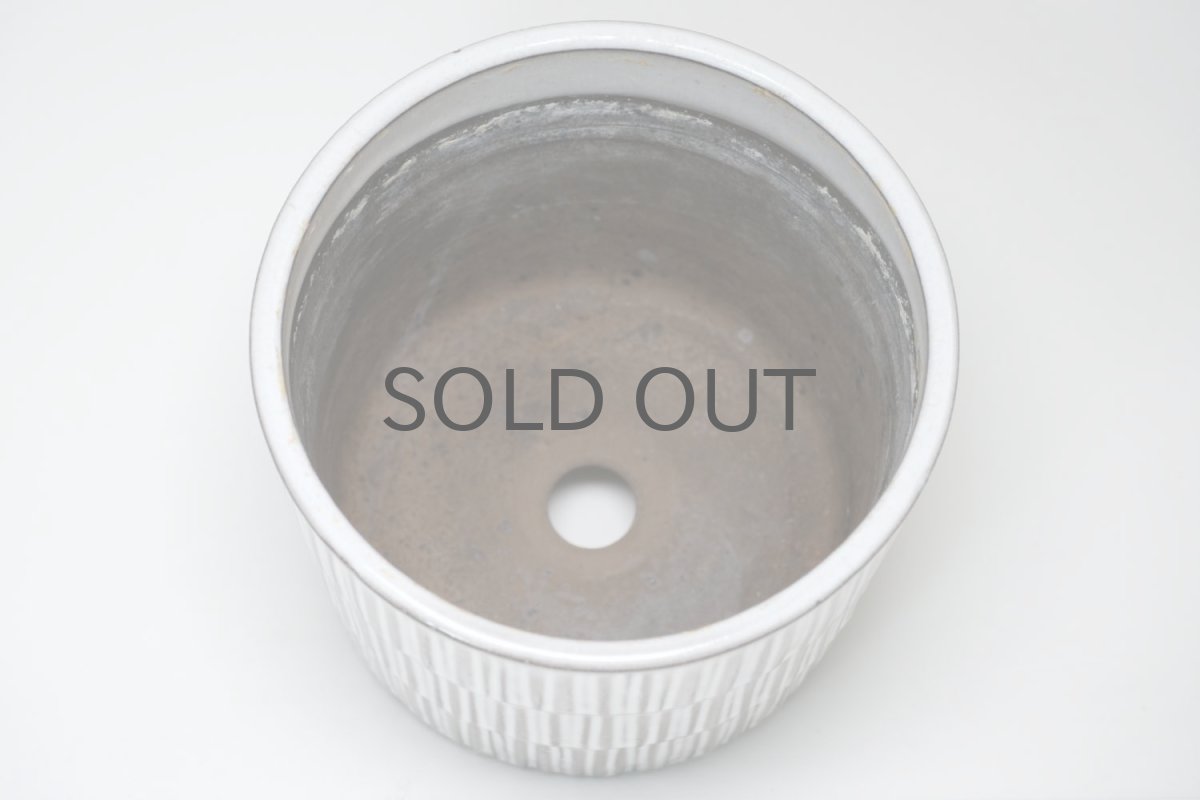 画像3: 北欧ガーデニンググッツ/ビンテージ/Upsala Ekeby/ウプサラエクビィ/植物ポット/鉢/ストライプ (3)