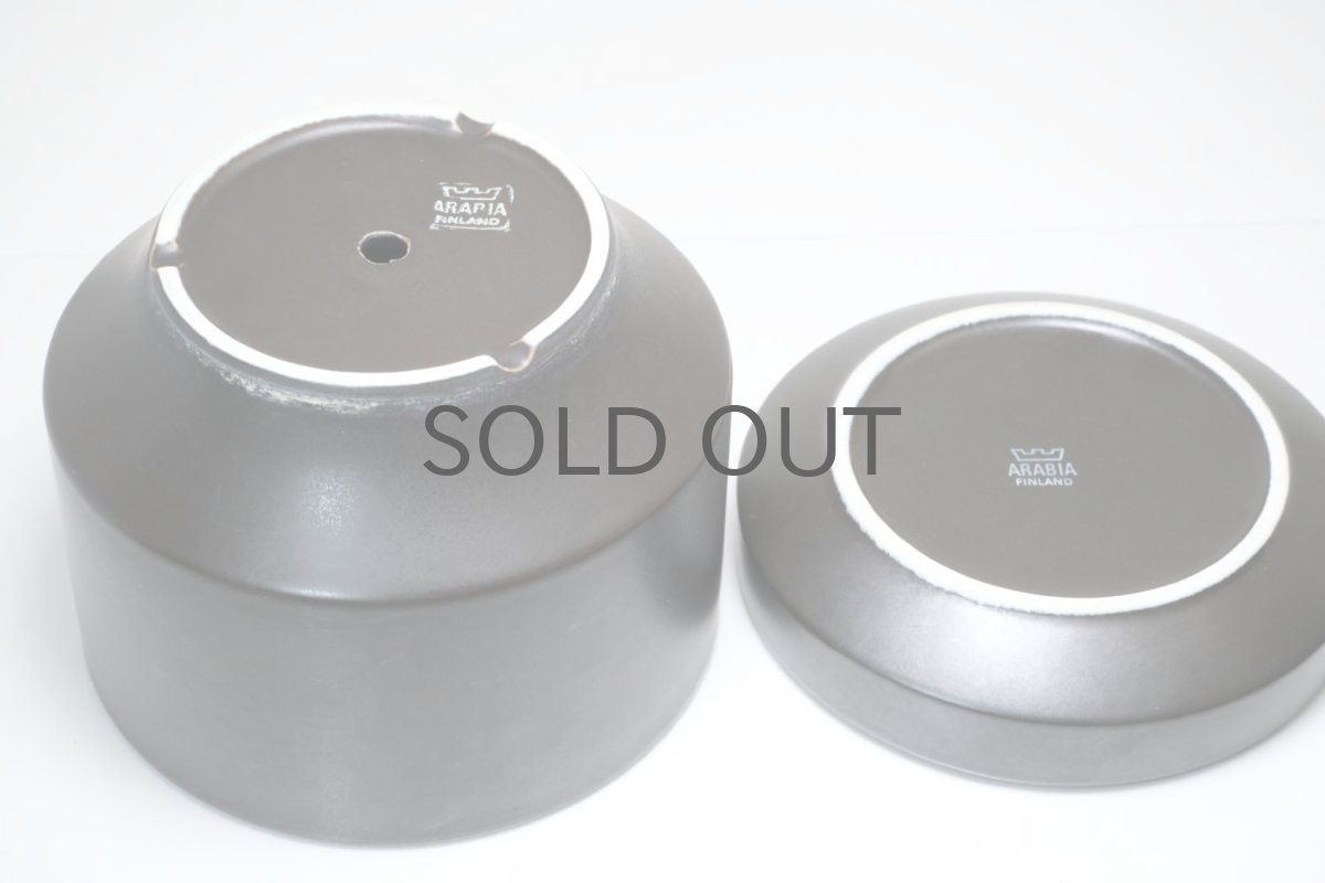 画像5: ビンテージ北欧/ARABIA/アラビア/Richard Lindh/ブラック/特大 (5)