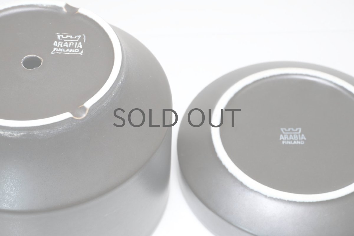 画像6: ビンテージ北欧/ARABIA/アラビア/Richard Lindh/ブラック/特大 (6)