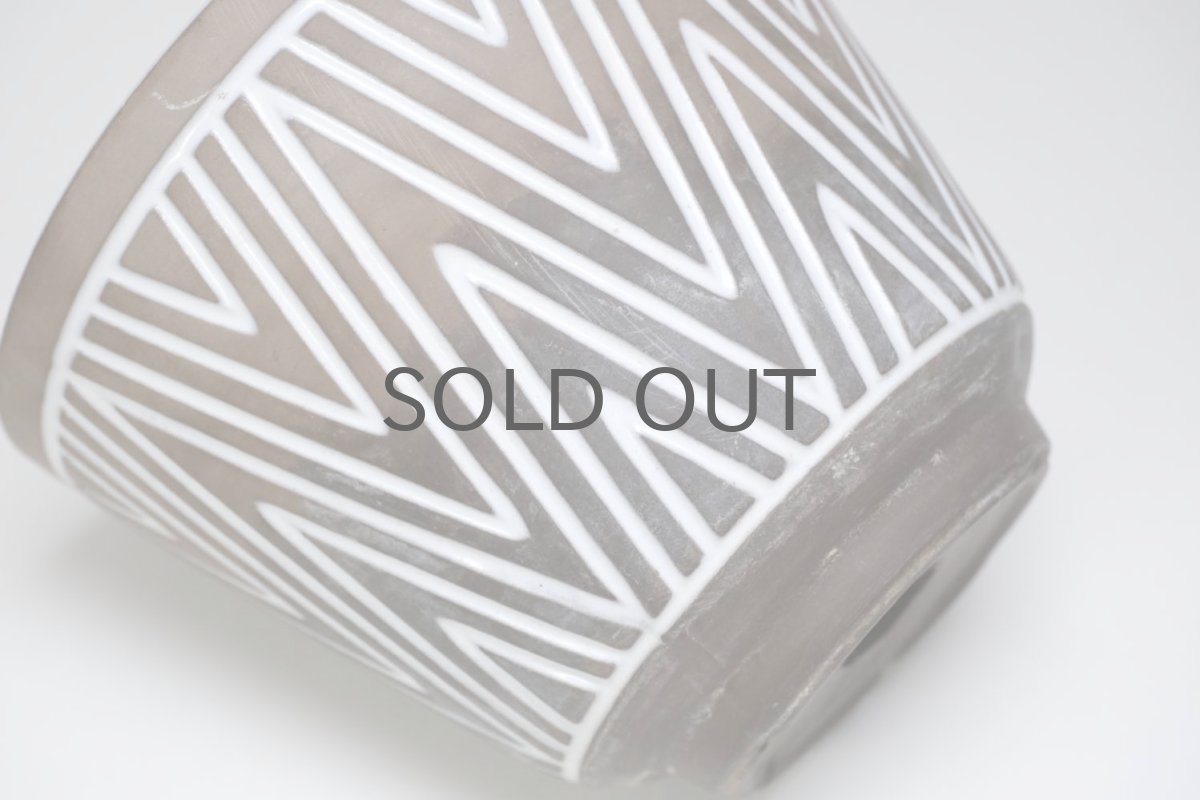 画像2: 北欧ガーデニンググッツ/ビンテージ/Upsala Ekeby/ウプサラエクビィ/Risto/植物ポット/鉢/H10cm (2)