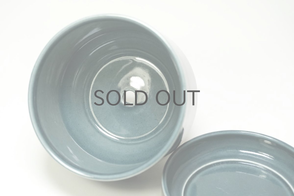 画像4: ビンテージ北欧/ARABIA/アラビア/Kera/ケラ/Gunvor Olin-Gronqvist/Richard Lindh/植物ポット/レアカラーブルー/Sサイズ/No.1 (4)