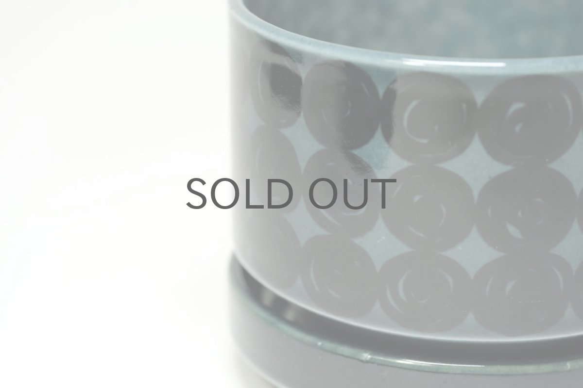 画像2: ビンテージ北欧/ARABIA/アラビア/Kera/ケラ/Gunvor Olin-Gronqvist/Richard Lindh/植物ポット/レアカラーブルー/Sサイズ/No.2 (2)