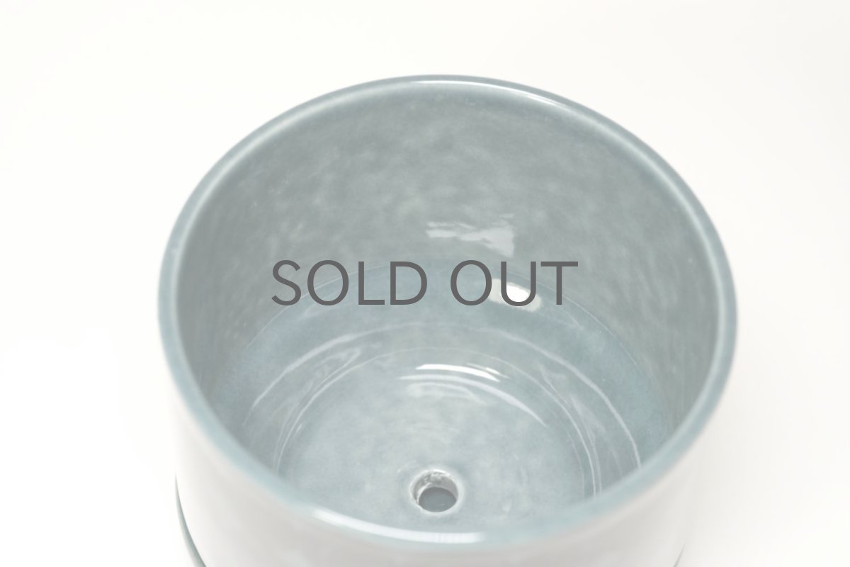 画像4: ビンテージ北欧/ARABIA/アラビア/Kera/ケラ/Gunvor Olin-Gronqvist/Richard Lindh/植物ポット/レアカラーブルー/Sサイズ/No.2 (4)