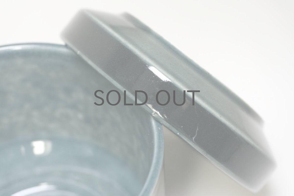 画像6: ビンテージ北欧/ARABIA/アラビア/Kera/ケラ/Gunvor Olin-Gronqvist/Richard Lindh/植物ポット/レアカラーブルー/Sサイズ/No.2 (6)