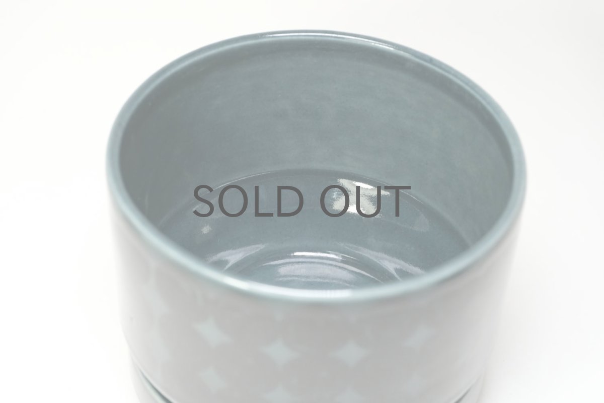 画像3: ビンテージ北欧/ARABIA/アラビア/Kera/ケラ/Gunvor Olin-Gronqvist/Richard Lindh/植物ポット/Mサイズ/レアカラーブルー (3)