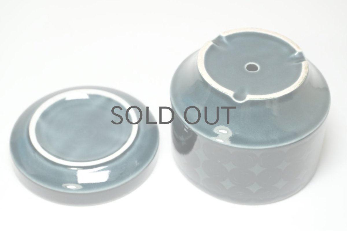 画像6: ビンテージ北欧/ARABIA/アラビア/Kera/ケラ/Gunvor Olin-Gronqvist/Richard Lindh/植物ポット/Mサイズ/レアカラーブルー (6)